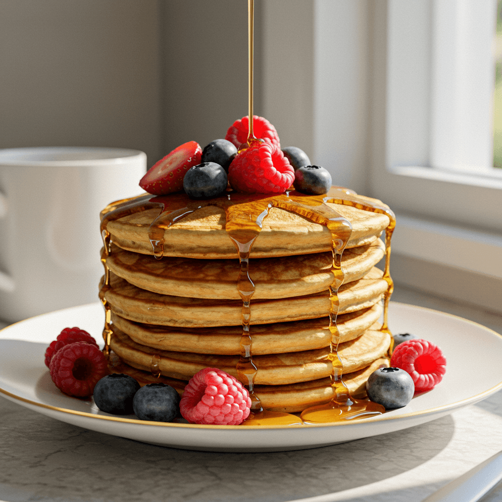Gluten-Free & Dairy-Free Fluffy Pancakes - gluten-free, milk-free recipe