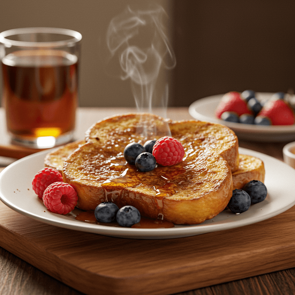 Vegan & Egg-Free French Toast - eggs-free, milk-free recipe