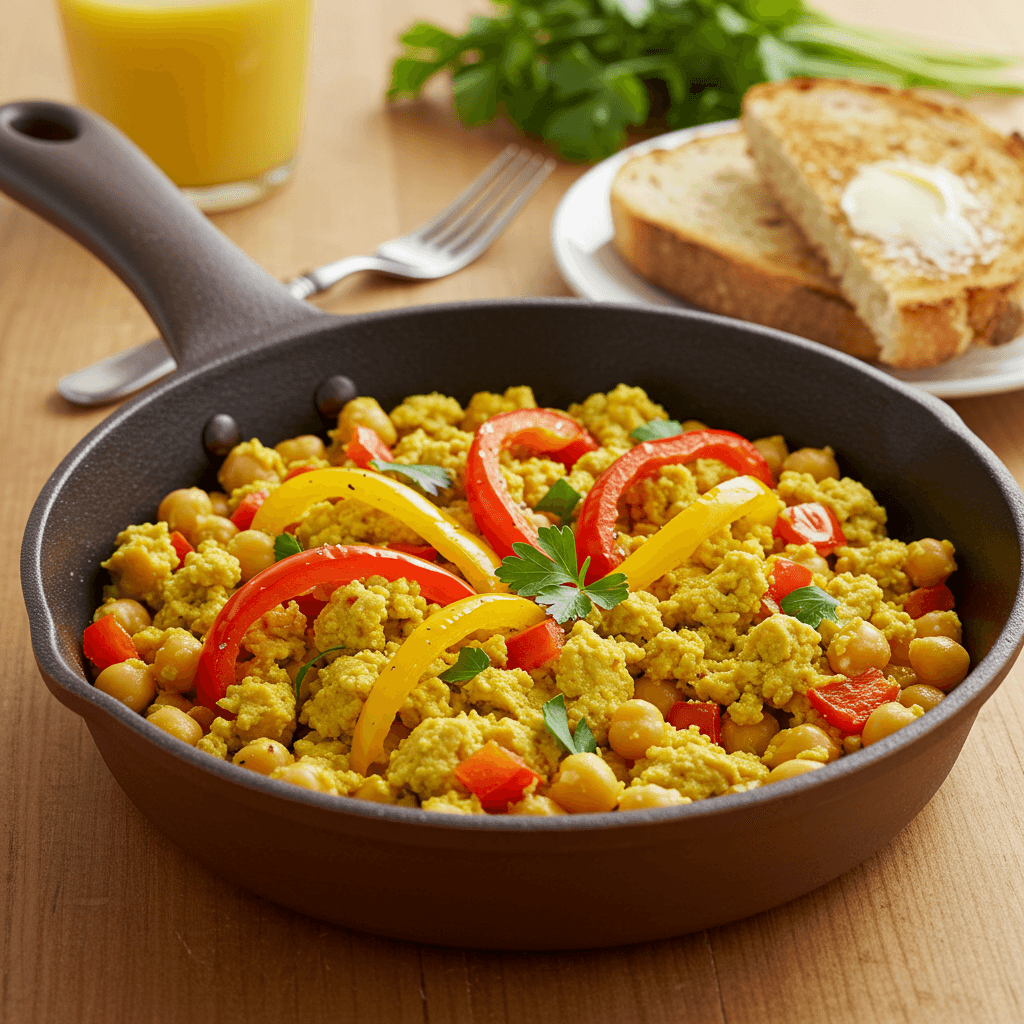 Top-9 Free Breakfast Scramble - eggs-free, milk-free recipe
