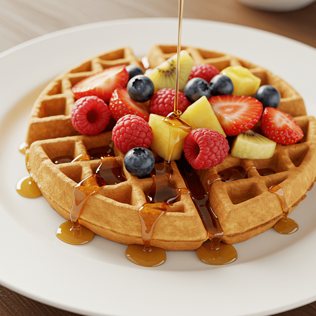 Egg-Free Crispy Waffles - eggs-free recipe